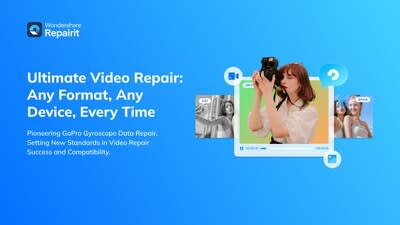 Wodershare Repairit V6.0 revolutionizes video repair