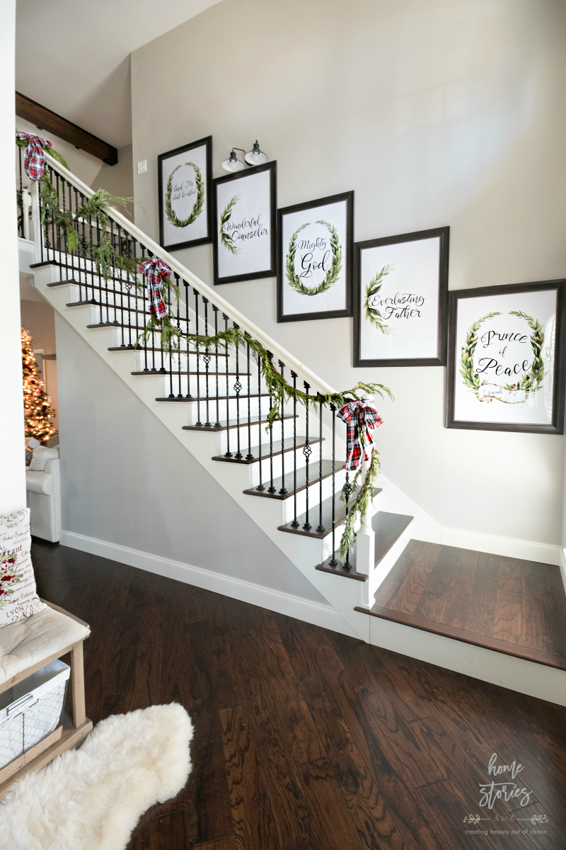 Decorative Prints Stair Decor