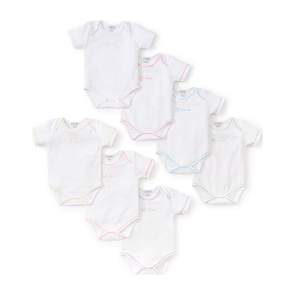 Kissy Kissy Days of the Week Onesies Set