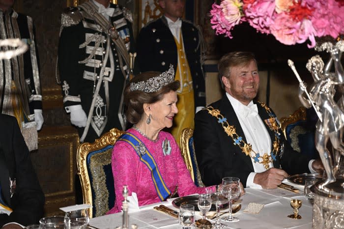 Cena de Estado en Suecia por la visita de los reyes Guillermo y Máxima