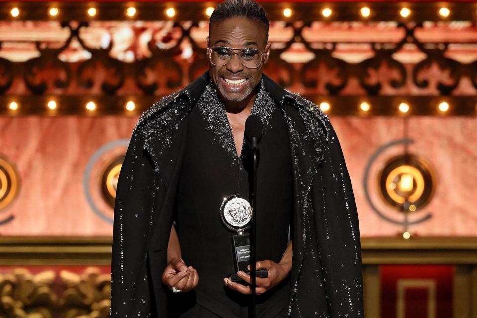 <p>Theo Wargo/Getty</p> Billy Porter accepts the Isabelle Stevenson Award during the 77th Tony Awards in New York City on June 16, 2024