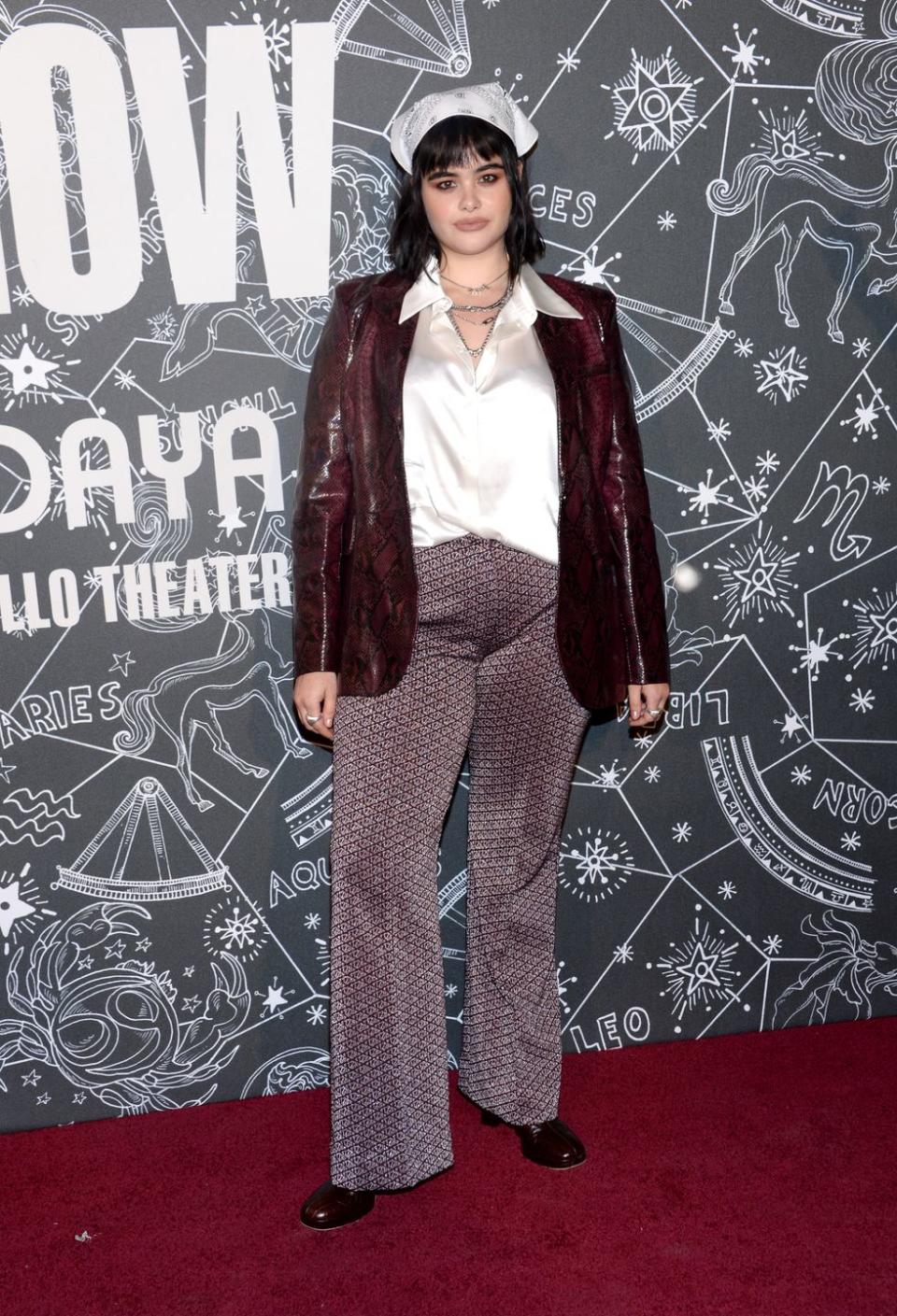 new york, new york   september 08 barbie ferreira attends tommynow new york fall 2019   front row  atmosphere at the apollo theater on september 08, 2019 in new york city photo by brad barketgetty images for tommy hilfiger