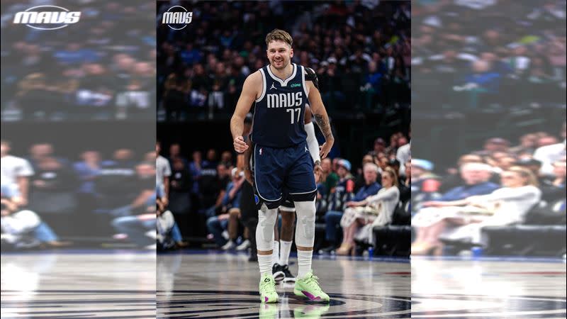 獨行俠一哥東契奇（Luka Doncic）。（圖／翻攝自獨行俠隊X）