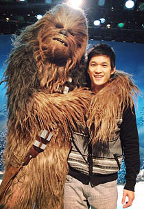 Chewbacca and Harry Shum Jr. | Photo Credits: Harry Shum Jr.