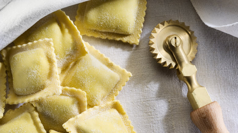 homemade ravioli