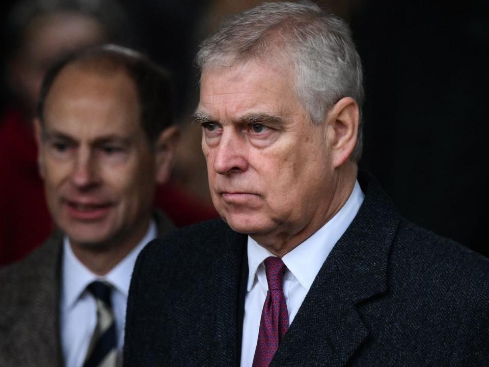 Prince Andrew is said to be considering a challenge to the settlement he made with Virginia Giuffre (AFP via Getty Images)