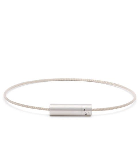 Le Gramme sterling silver cable bracelet, £195, Matches Fashion