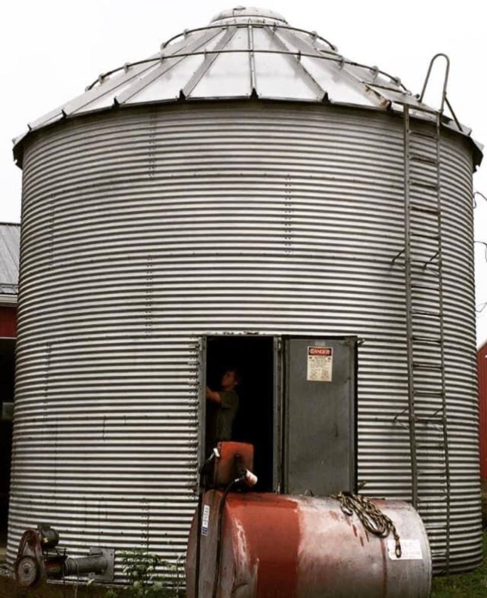 Matt and Shelley Carter transformed a grain silo into tiny home