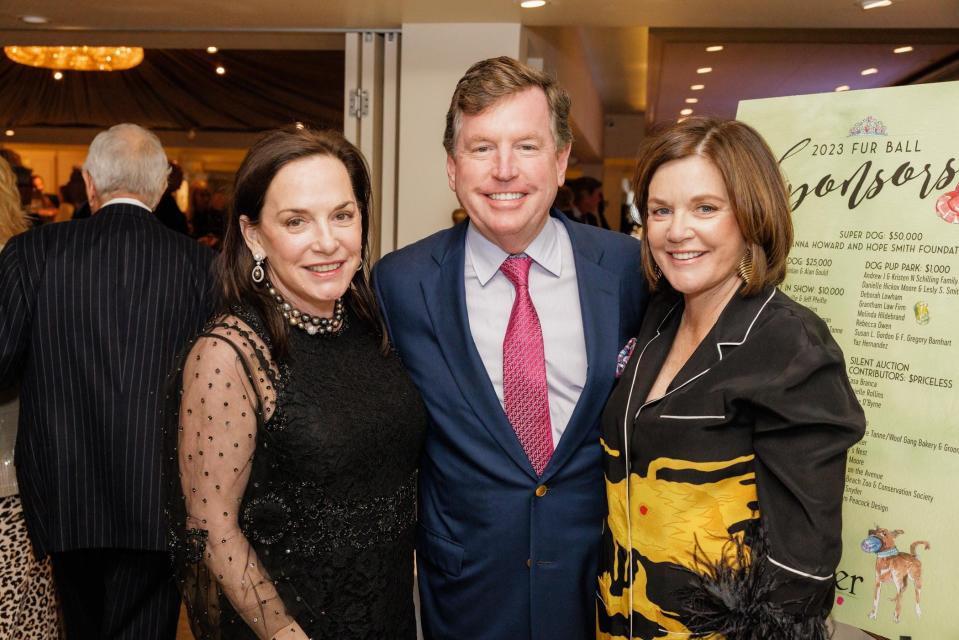 Patricia, Tom and Mary Quick at the Fur Ball benefiting Darbster Rescue on Jan. 15, 2023, at Club Colette. This year's ball will be held Feb. 4 at the club.