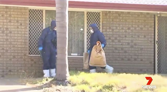 Police discovered a badly decomposed body at the home. Source: 7 News