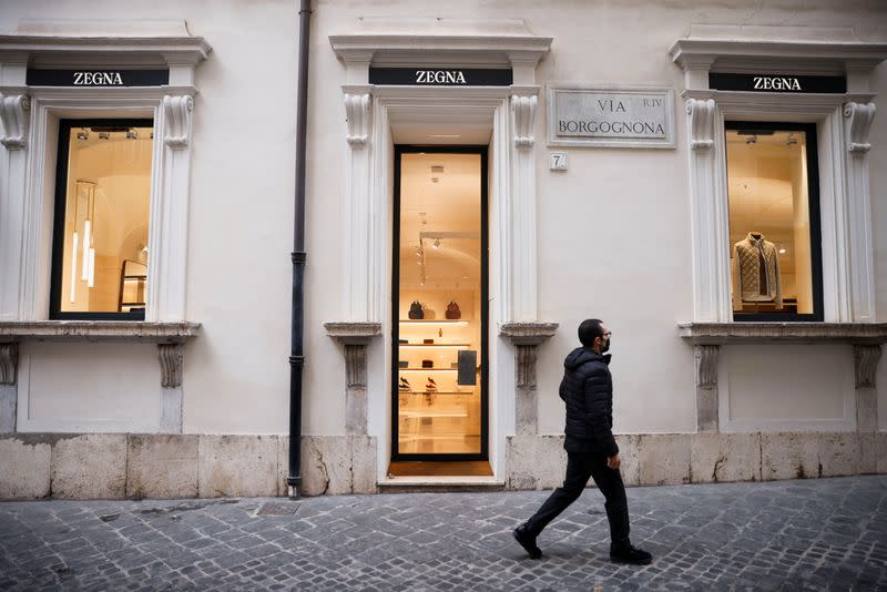 Ermenegildo Zegna store, in Rome