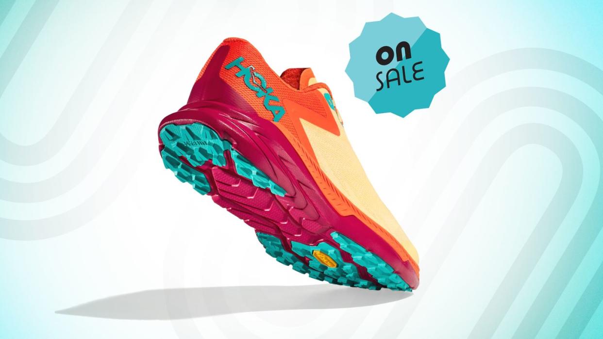 hoka zina running shoes on sale