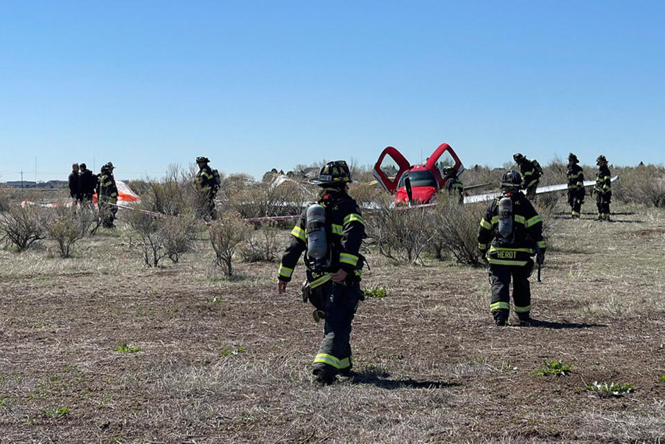 2016 Cirrus SR22 plane pictured in a field.