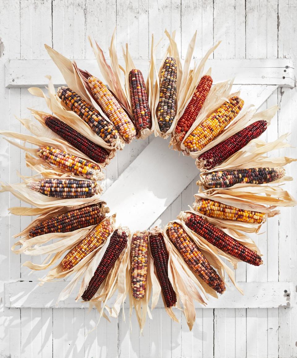 Dried Corn Wreath