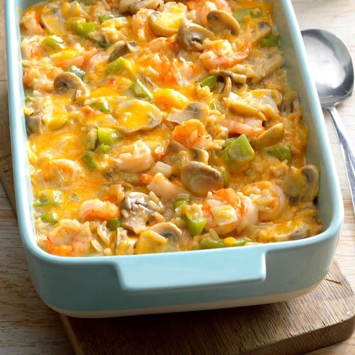 Makeover Shrimp Rice Casserole