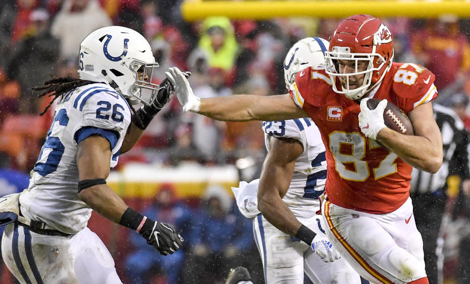 Travis Kelce is arguably the best tight end in the NFL and presents a major problem for the Patriots