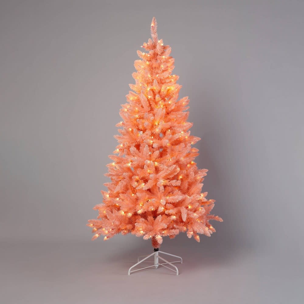 <p><a href="https://www.target.com/p/6-5-39-pre-lit-pink-alberta-artificial-christmas-tree-pink-with-clear-lights-wondershop-8482/-/A-84590835" rel="nofollow noopener" target="_blank" data-ylk="slk:Shop Now;elm:context_link;itc:0;sec:content-canvas" class="link rapid-noclick-resp">Shop Now</a></p><p>Wondershop Pre-Lit Pink Alberta Artificial Christmas Tree</p><p>target.com</p><p>$75.00</p><span class="copyright">Target</span>