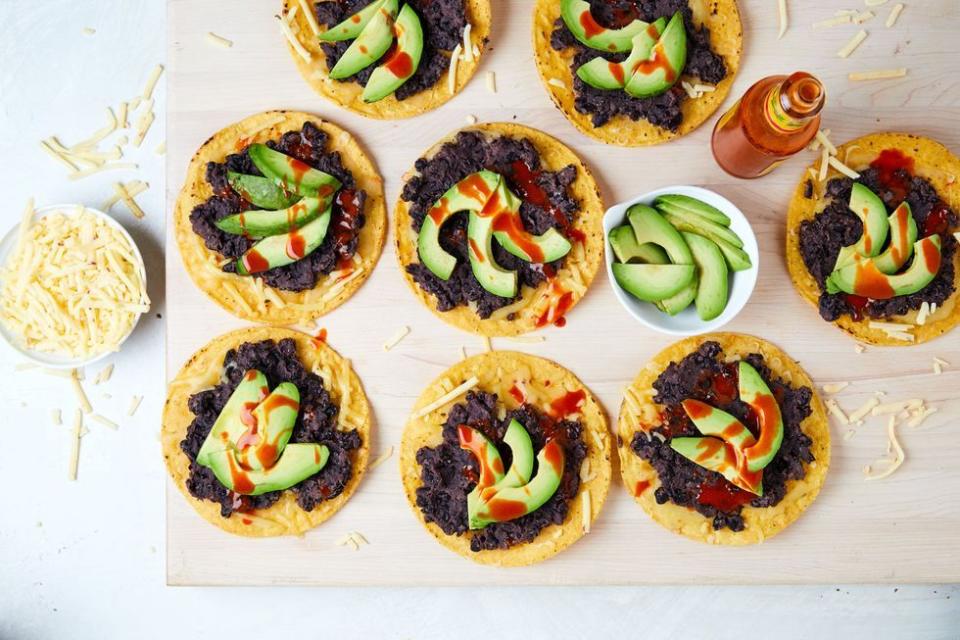 5-Ingredient Black Bean Tostadas