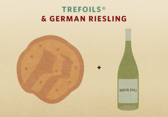 Trefoils + German Riesling