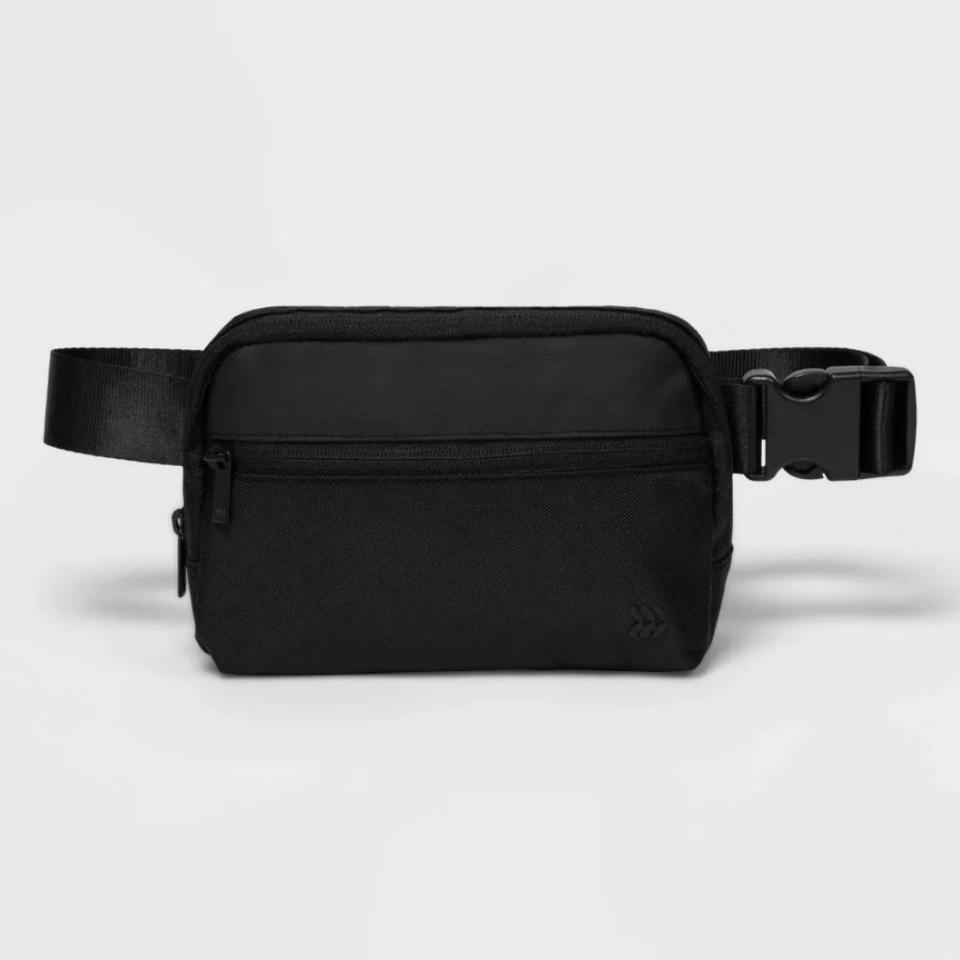 black target belt bag lululemon everywhere bag dupe