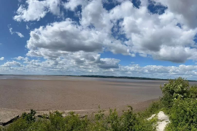 A panorama view at South Ferriby Cliffs