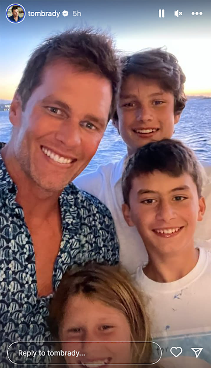 Tom Brady and His Kids