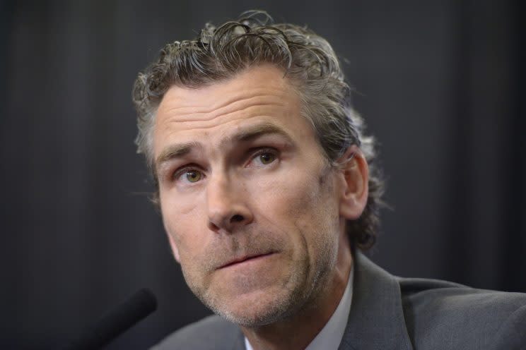 Trevor Linden is not pleased with what’s been written about his team in the Irish Times. (Jonathan Hayward/CP)