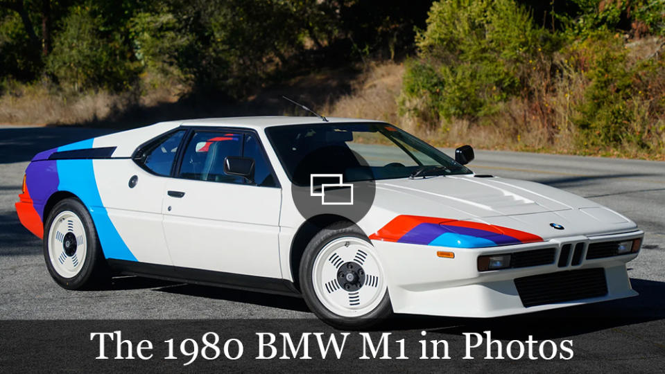 The 1980 BMW M1 in Photos