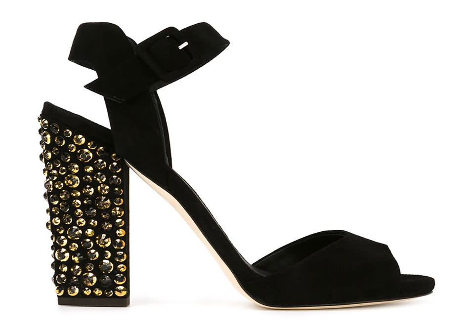 Giuseppe Zanoti Design Embellished Heel Sandals