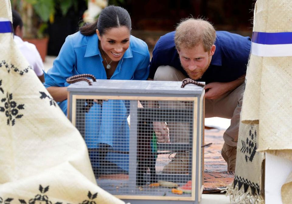 Prince Harry Suits Up as He and Meghan Markle Say Farewell to Tonga