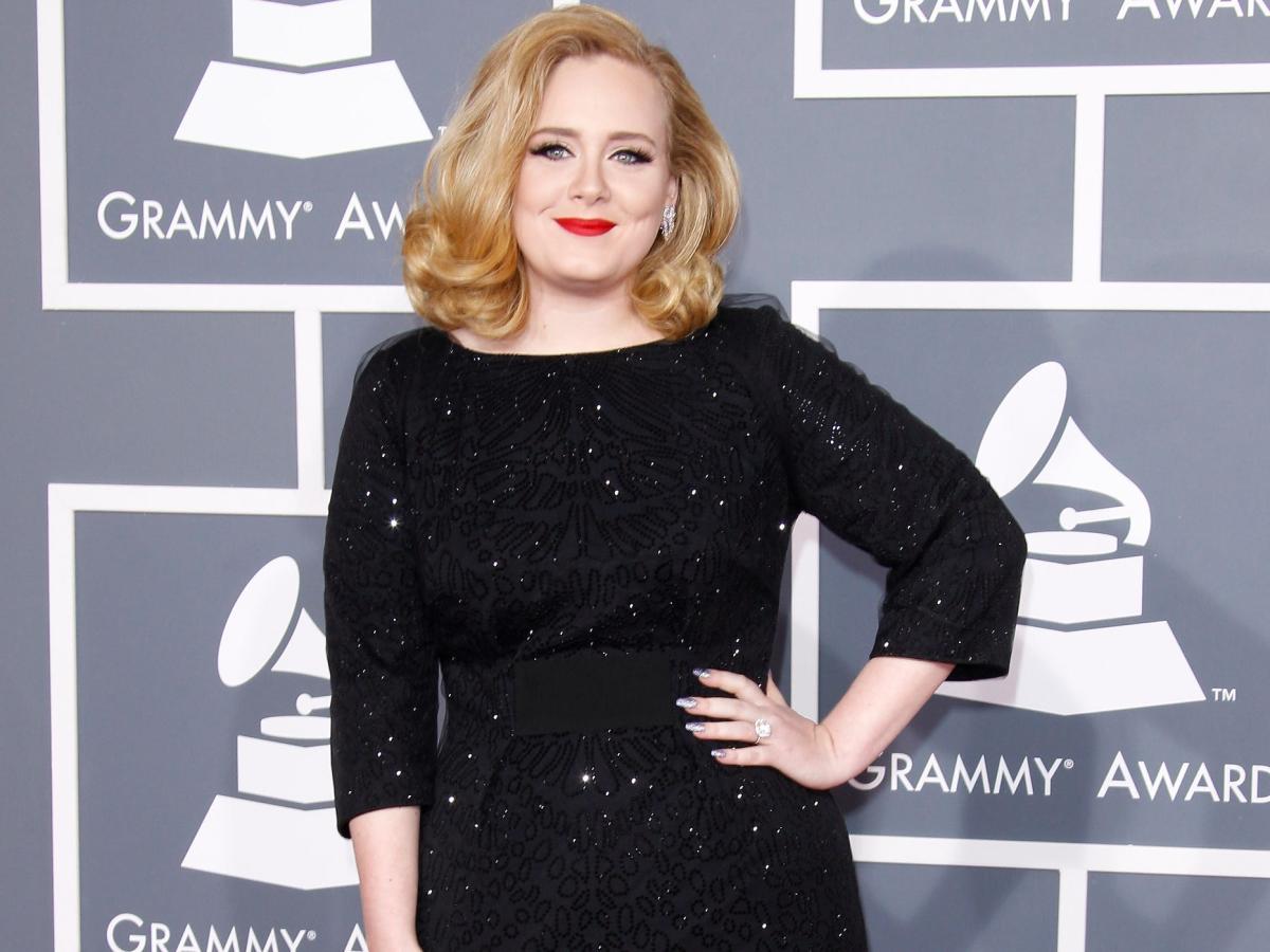 Adele says her most iconic outfit is the sparkly gown she wore to