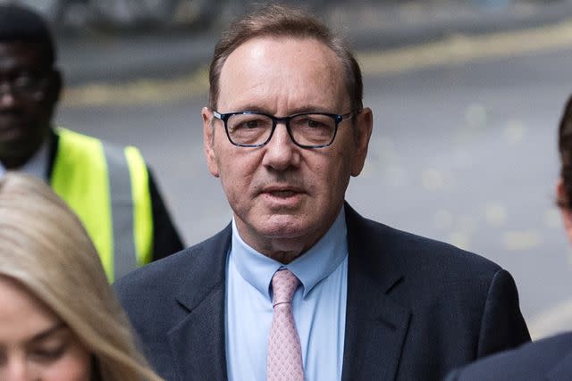 <p>Wiktor Szymanowicz/Anadolu Agency via Getty Images</p> Kevin Spacey arriving at Southwark Crown Court in London on June 28, 2023