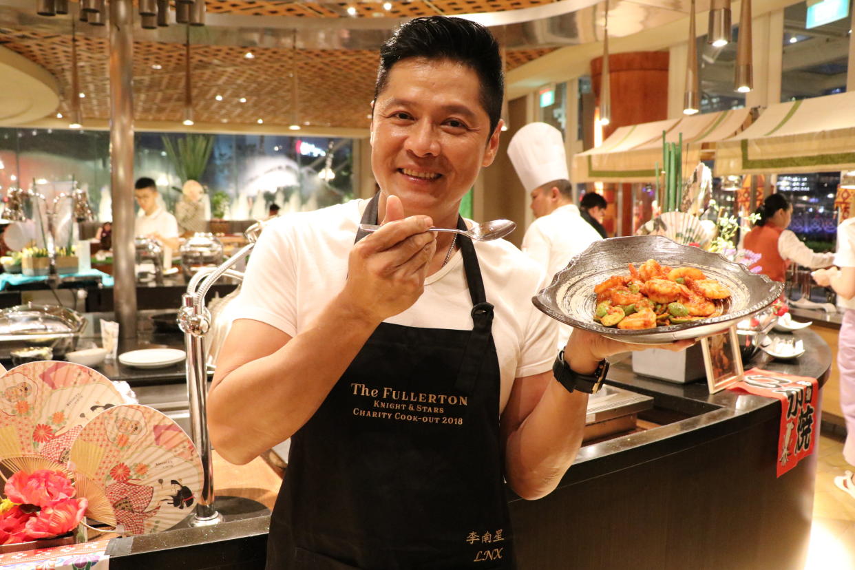 Li Nanxing will be whipping up dishes for fans. (PHOTO: The Fullerton Singapore)