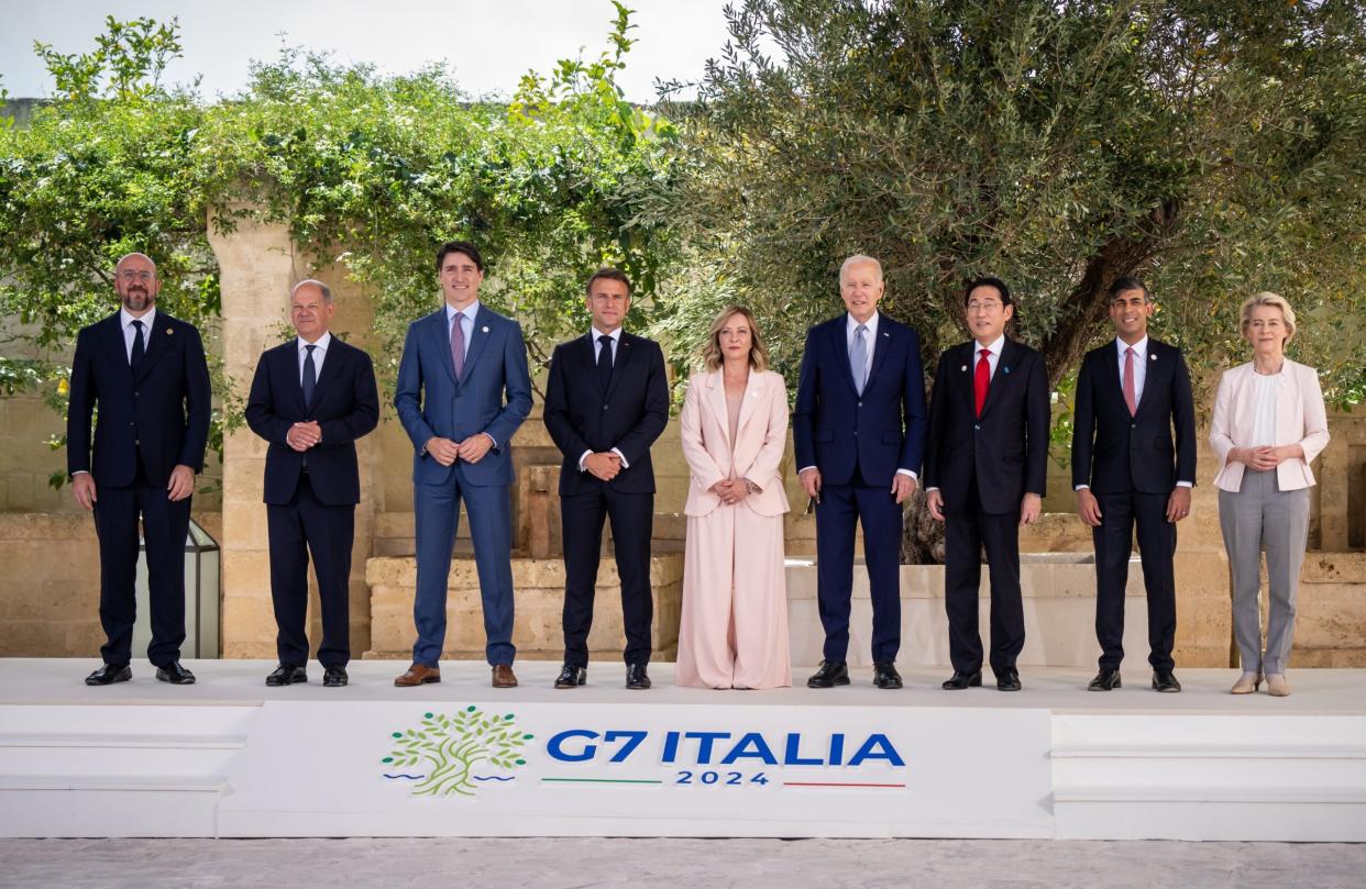 Die Planungen für das Kreditprojekt der G7 laufen bereits seit Monaten. - Copyright: picture alliance / Kontributor / Getty Images