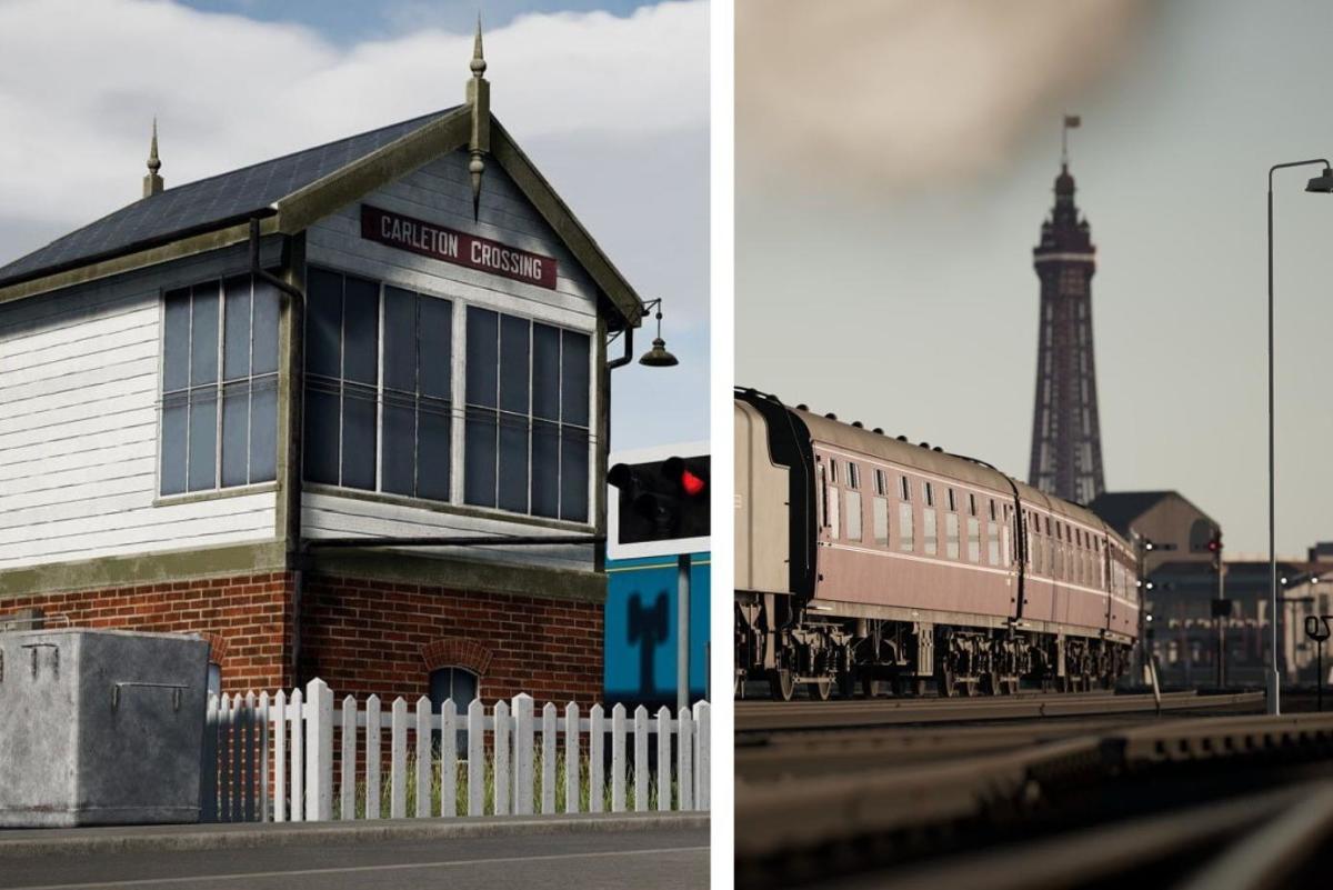 Blackpool to Preston route add-on available for Train Sim World 4 on ...