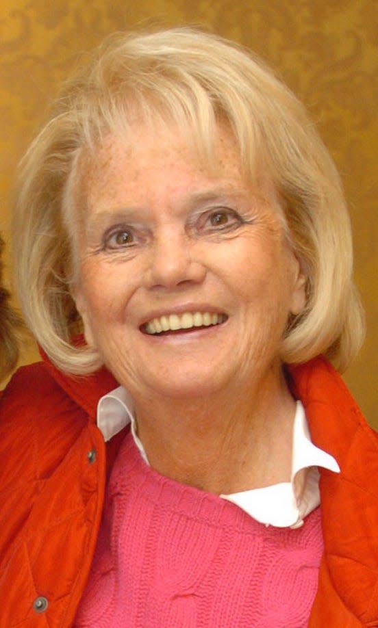 The late Lilly Pulitzer Rousseau was photographed in Palm Beach in 2005.