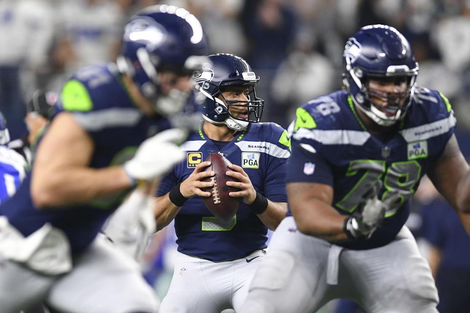 Seattle Seahawks quarterback Russell Wilson