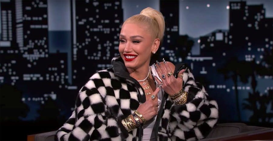 Gwen Stefani Calls Husband Blake Shelton the Greatest Thing to Ever Happen to Me 2 Jimmy Kimmel Live