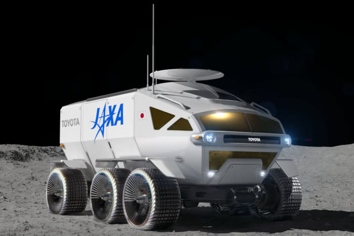 A rendering of the Lunar Cruiser in development; (image/Toyota)