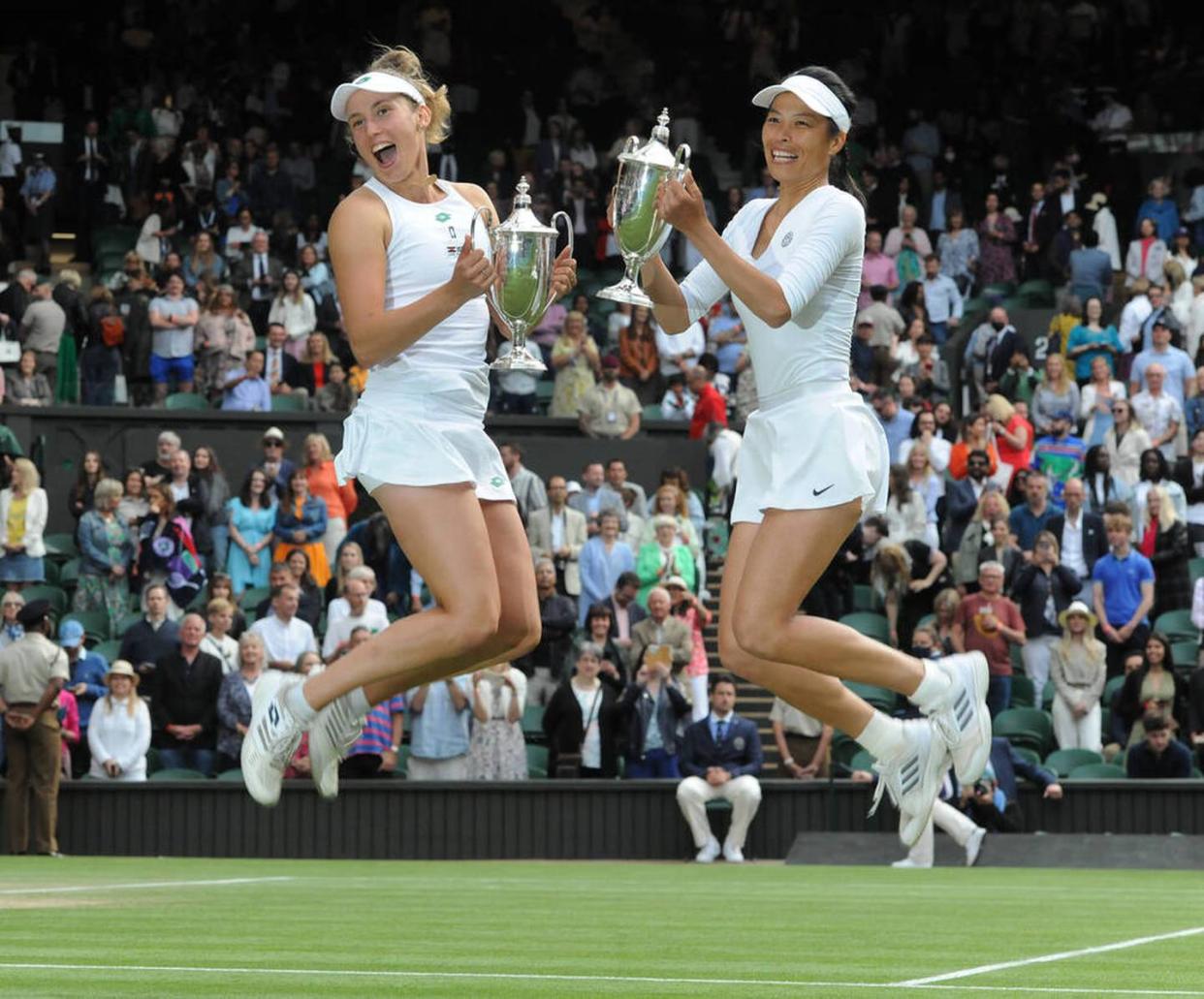 Wimbledon: Mertens und Hsieh gewinnen Doppel-Titel