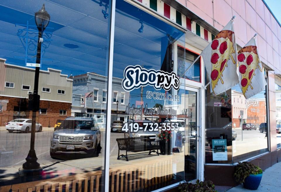 Port Clinton’s new theme song and video highlight many local shops and restaurants, including Sloopy’s, known for its sourdough pizza crust.