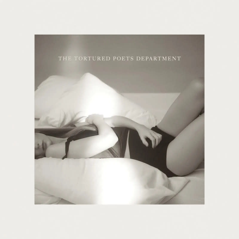 Taylor Swift "The Tortured Poets Department" front cover<p>Taylor Swift</p>