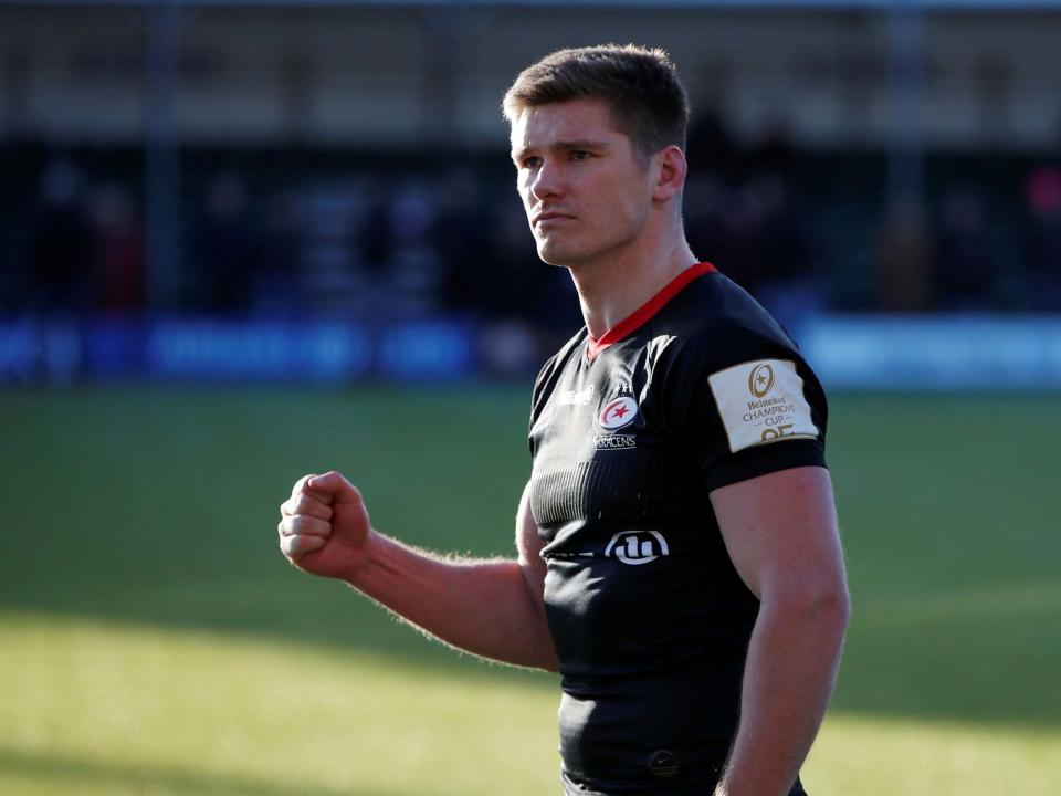 England captain Owen Farrell will prepare for the Lions tour next year in the Championship: Reuters