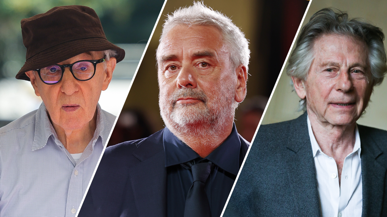 Woody Allen, Luc Besson, Roman Polanski (Getty Images)