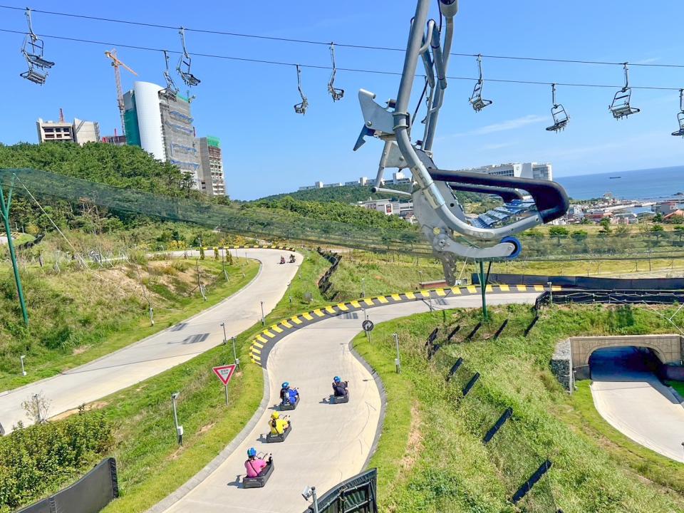 斜坡滑車設施「釜山Skyline Luge」。