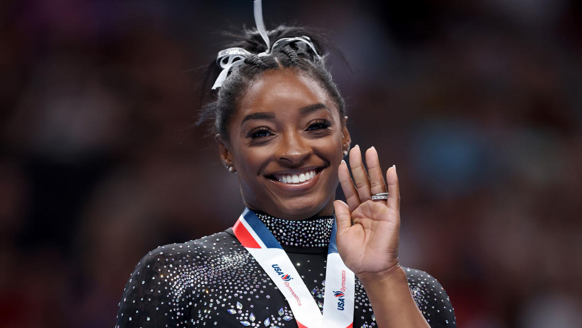 Simone Biles Wins At US Gymnastics Championships & Scores Record 8th