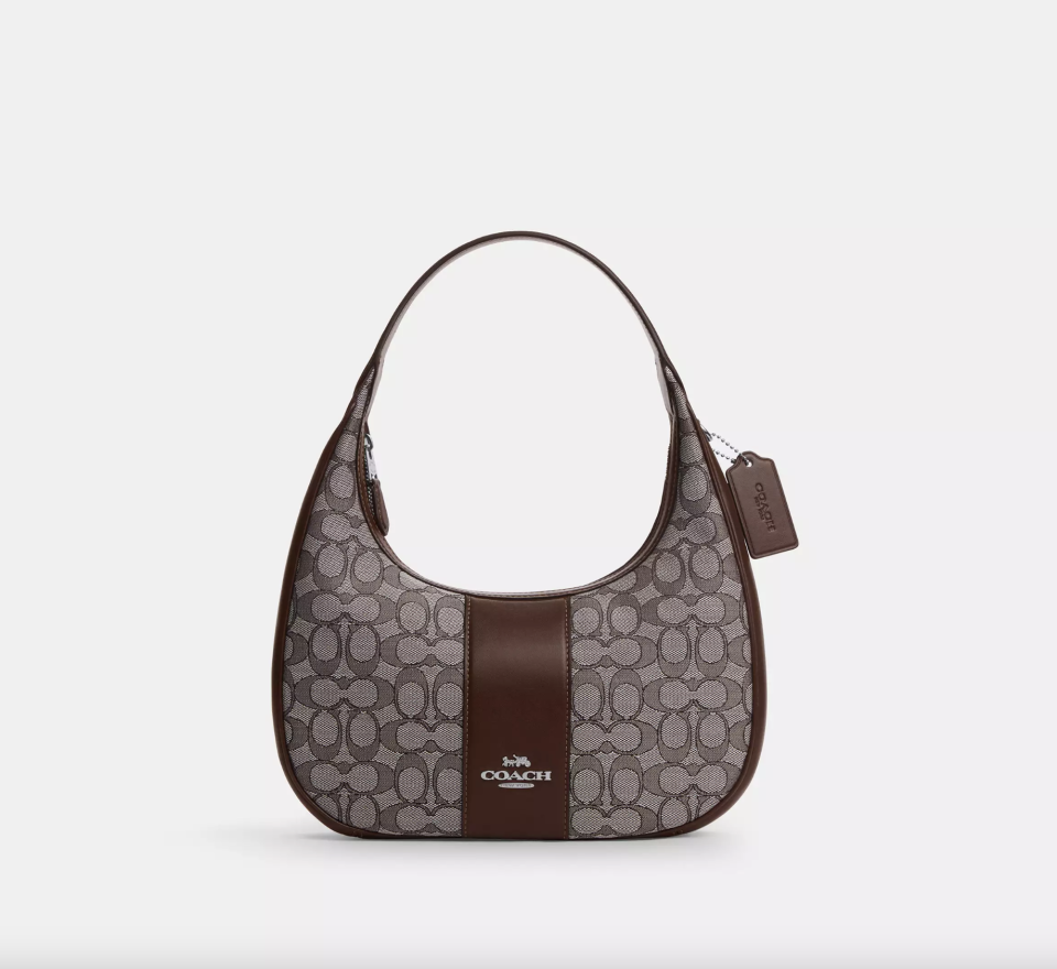 Carmen Shoulder Bag in Signature Jacquard (Photo via Coach Outlet)