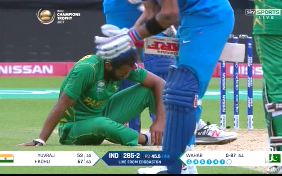 Wahab off - Credit: Sky Sports