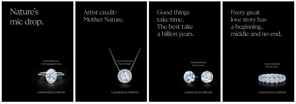 De Beers Brings Back “A Diamond Is Forever” For Brand-Building Campaign –  JCK