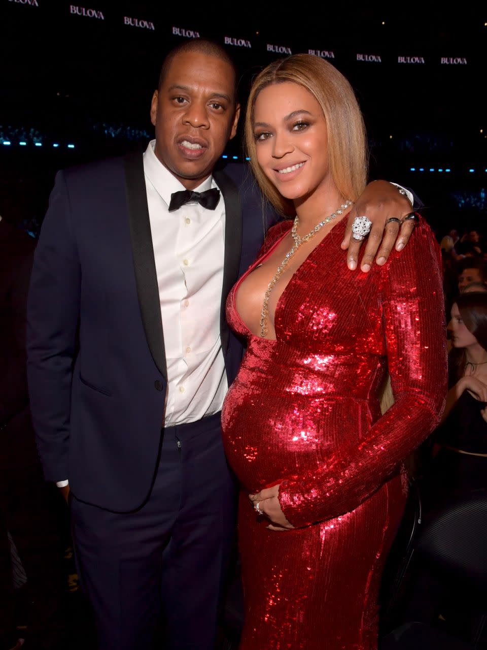 It's the first time Beyonce has been seen since giving birth last month. Source: Getty